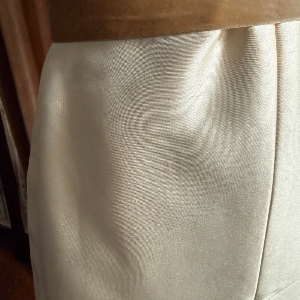Banana Republic Cream Midi Dress with Gold Accents - Picture 9 of 11